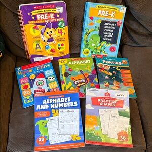 Preschool Pre-K Kindergarten Workbook Early Learners Learning Bundle